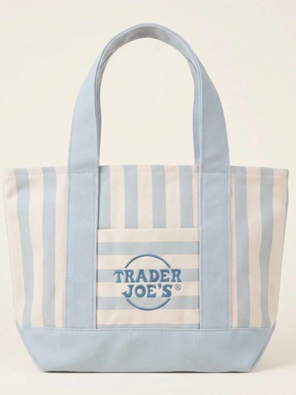 NWT Trader Joe's Mini Canvas Tote Bag PICK 2 Any 2 Colors Set